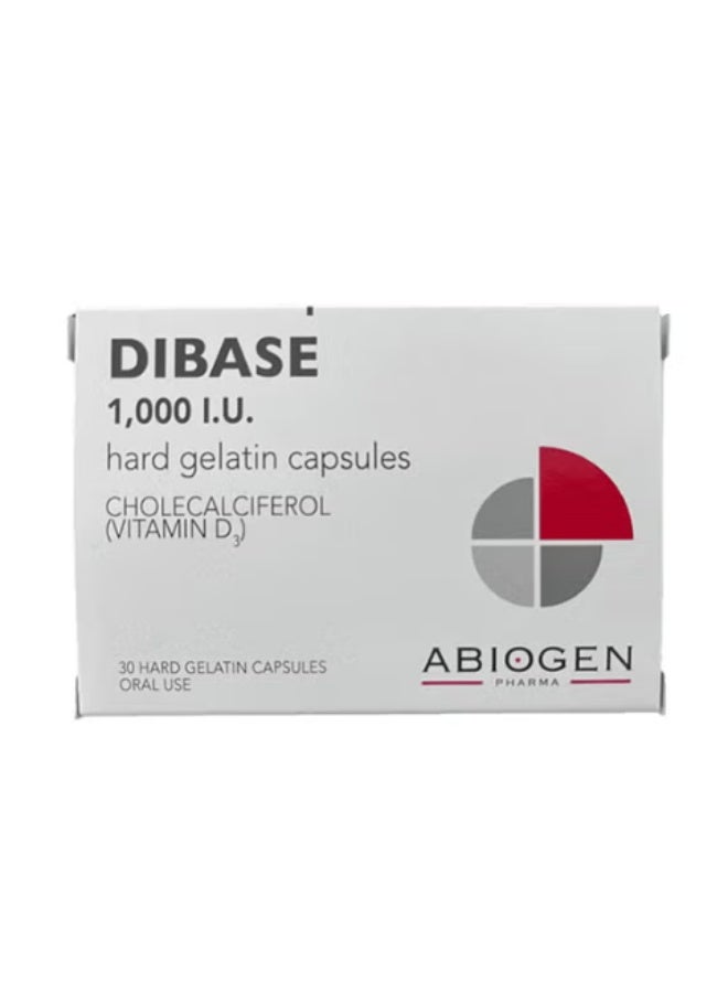 كبسولات 1000 وحدة دولية، 30 كبسولة